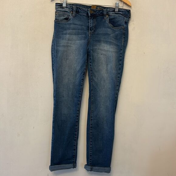 Kut from the Kloth cuffed jeans Size 6 EUC - Picture 2 of 12